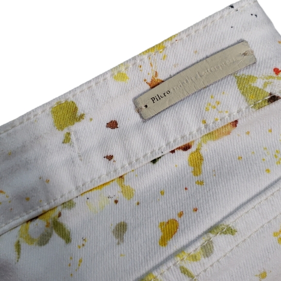 Pilcro and Letterpress for Anthropologie Highrise Lemon Novelty Cropped Jeans 28 - Picture 7 of 14